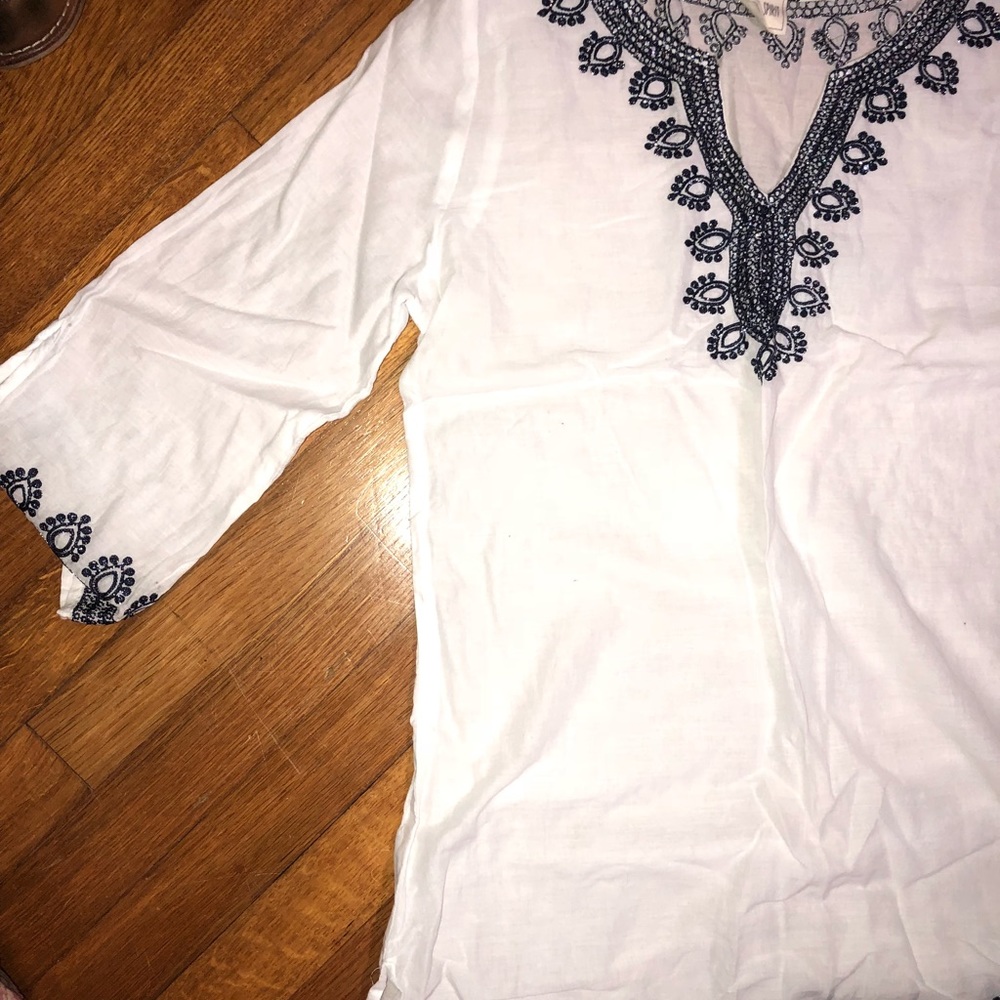 Embroidered cover up